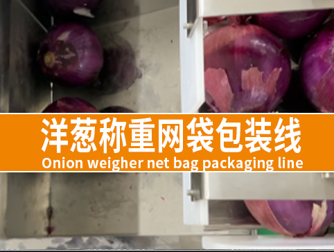 洋葱称重网袋包装线
